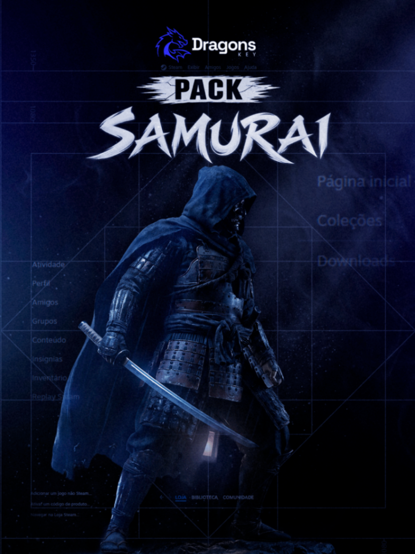 Pack Samurai  - Ghost of Tsushima , Rise of the Ronin , Katana ZERO