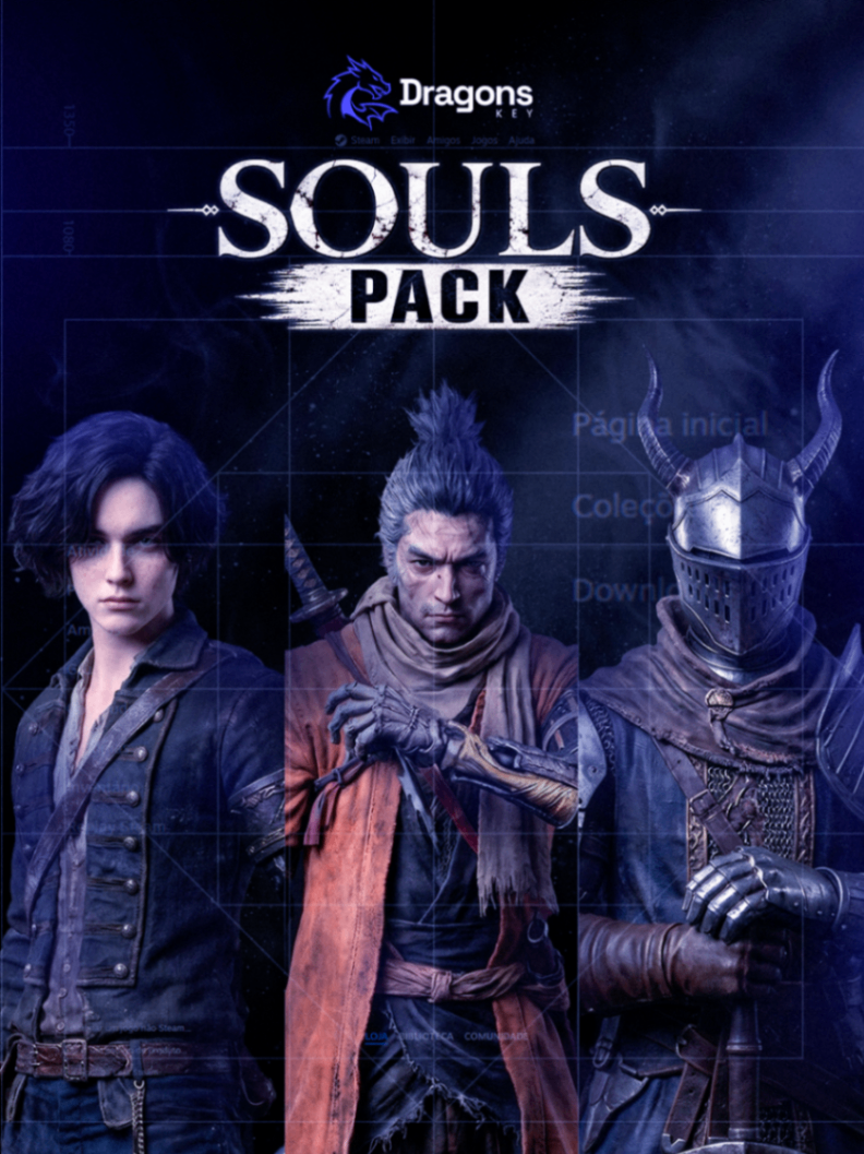 Pack Souls - Lies of P , Dark Souls III , Sekiro: Shadows Die Twice
