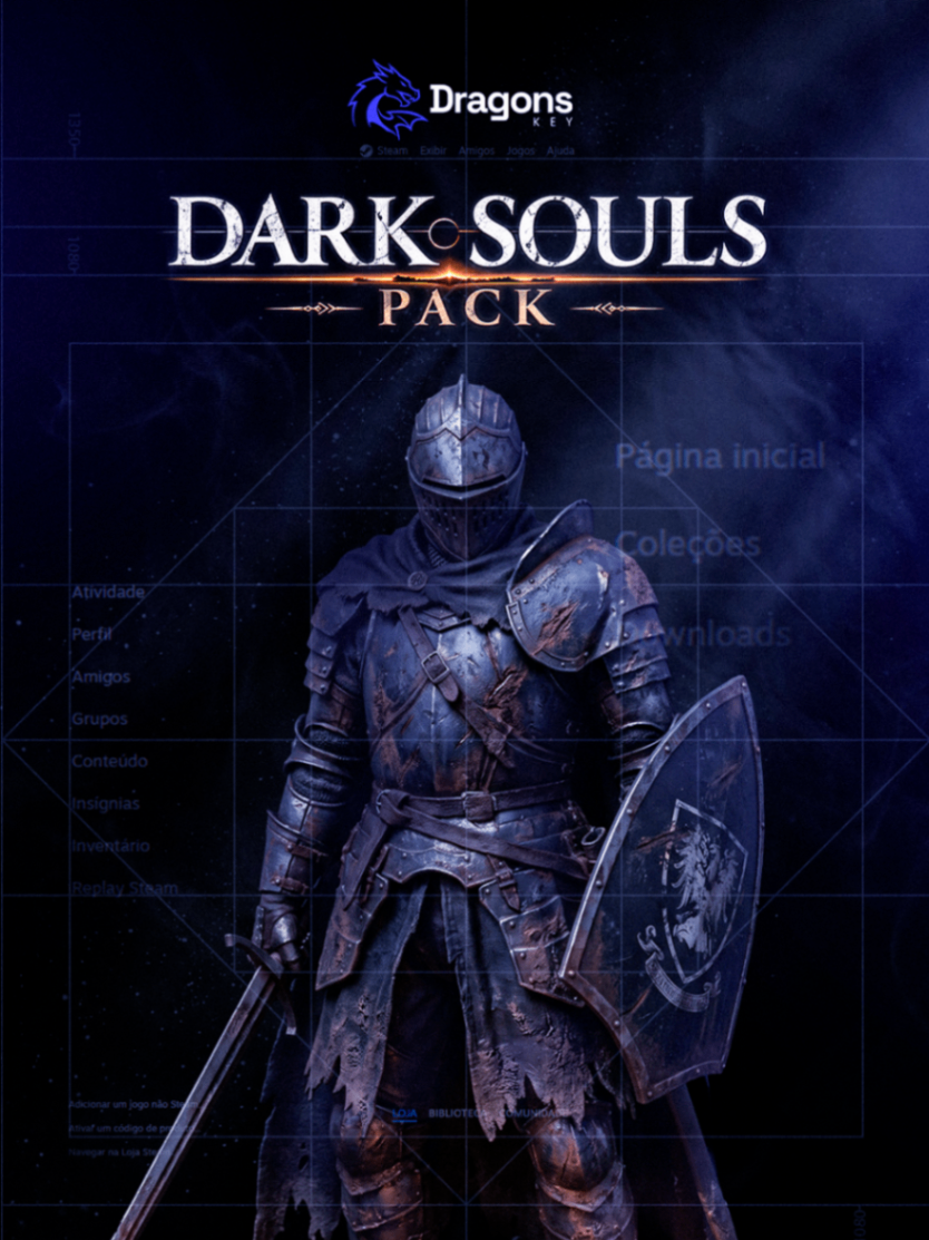 Pack Dark Souls - Os 3 Títulos da Franquia